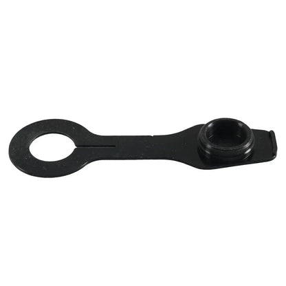 Black RV City Water Inlet Check Valve Flange Hose Connector