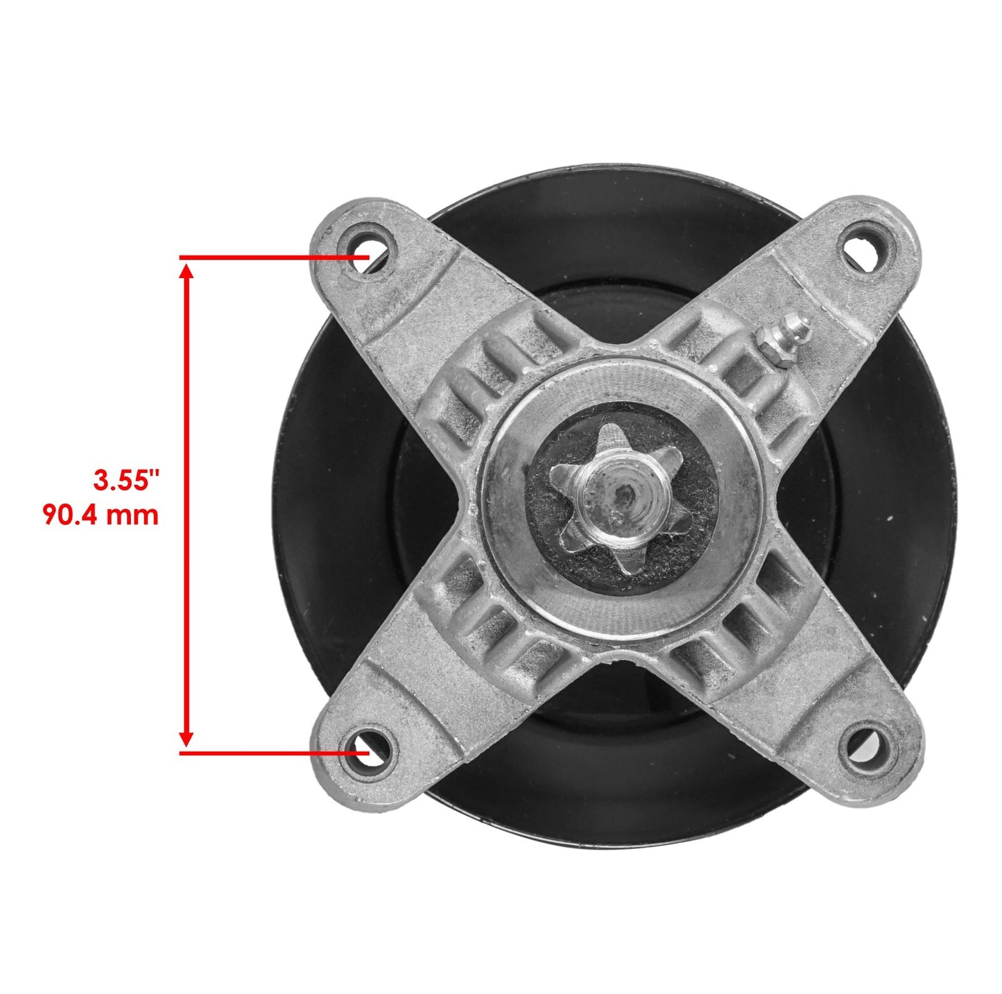 Caltric Spindle Blade Assembly with Pulley and Belt for Cub Cadet LGT1050 (2017–2020)