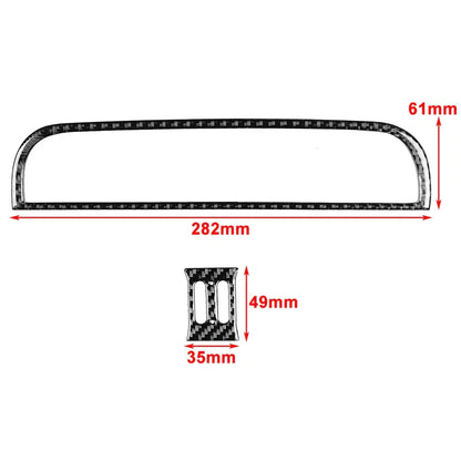 Red Center Console Air Vent Outlet Panel Cover Trim for Fiat 500 (2012-2015)