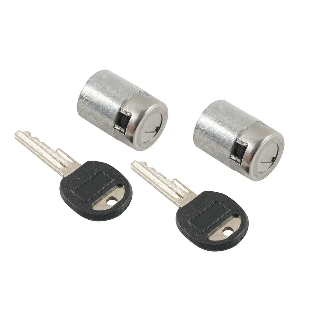 Door Lock Cylinder Kit with Keys for Chevy C1500 C2500 GMC Suburban Yukon (1992-1999)