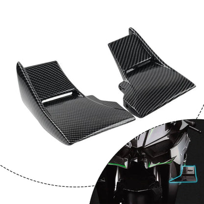 Carbon Fiber Lower Winglets for Kawasaki Ninja H2 R (2015-2023)