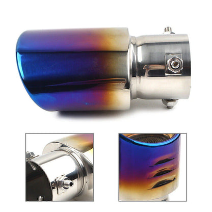 Stainless Steel Rear Exhaust Pipe Tail Muffler Tip for Car Accessories