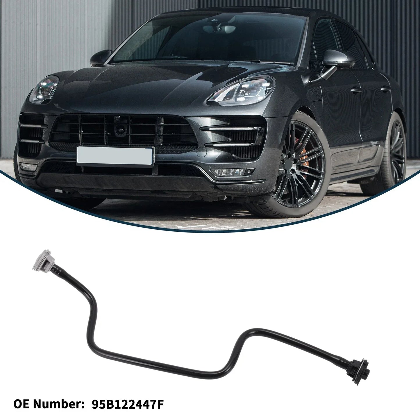 Radiator Hose for Porsche Macan 2014 (2014) - Rubber Coolant Pipe