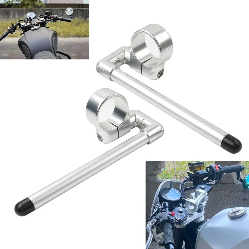58MM Cafe Racer 7/8" Clip-On Handlebar for Motorcycle (Universal)