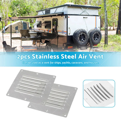 Stainless Steel Rectangular Air Vents for Caravan Boat Home