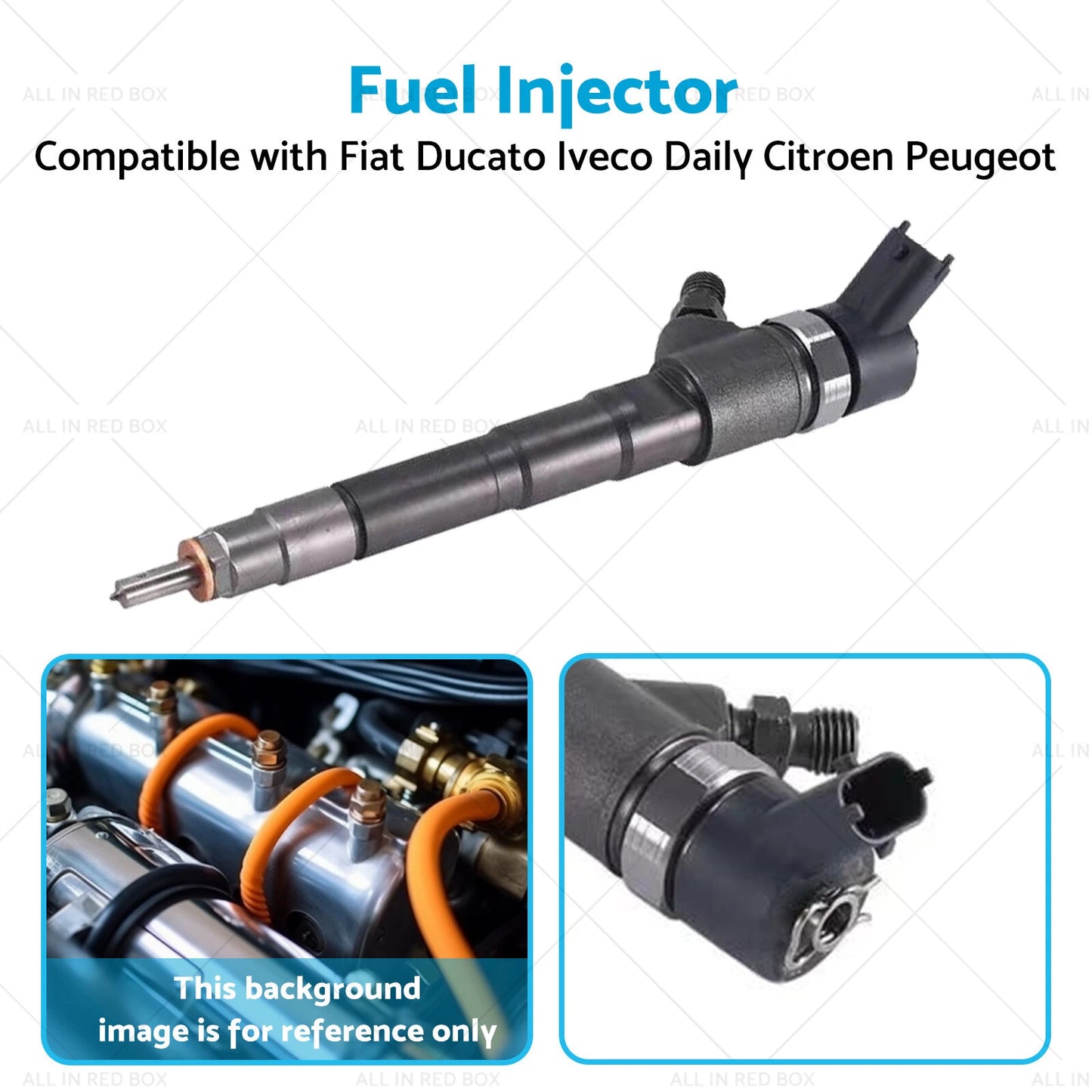 Fuel Injector for Fiat Ducato, Iveco Daily, Citroen, Peugeot (2006-2023)