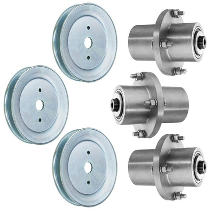 Deck Spindle Assembly with Pulley for Hustler FasTrak SDX (2020–2024)