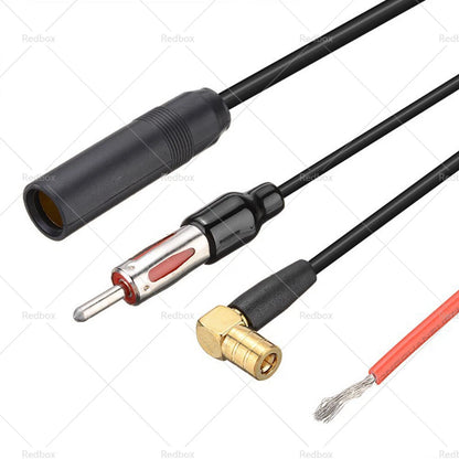 12V-24V Universal Car AM FM DAB Antenna Booster Adapter