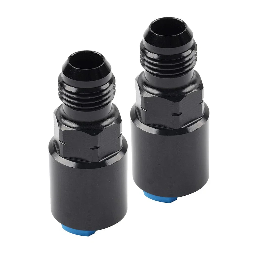 6AN Male to 5/16" Female Quick-Disconnect EFI Fuel Rail Fitting