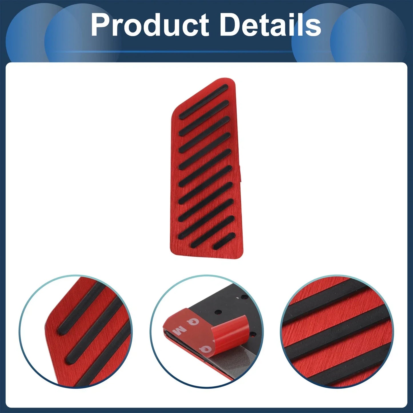Footrest Pedal Pad Cover for Honda CR-V 2017-2024 - 1 x Red