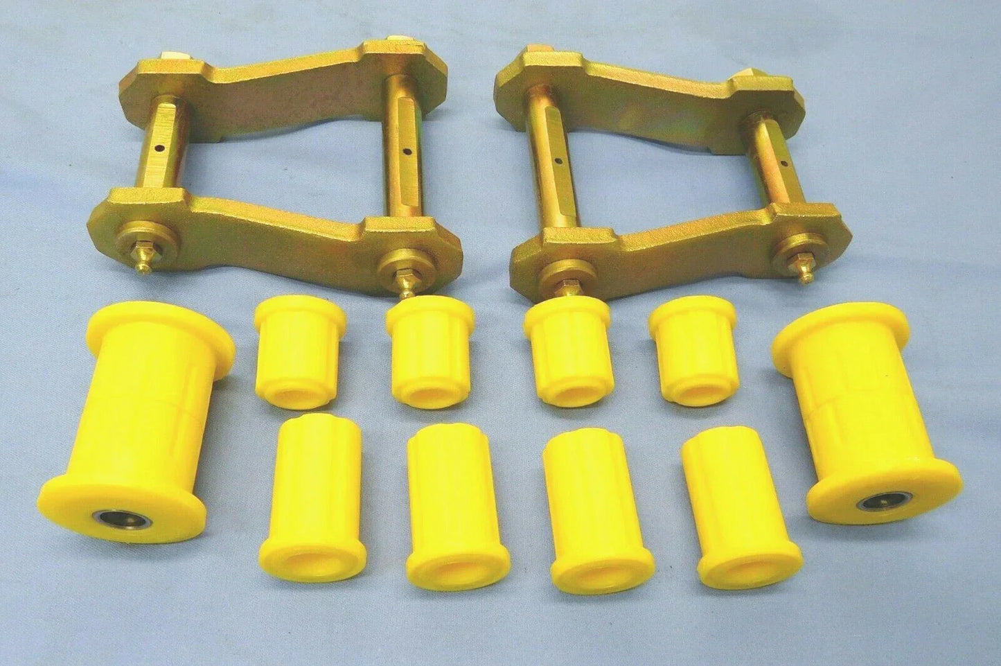 Rear Greasable Shackles & Poly Bushes for Hilux GGN V6 (2005-2015)