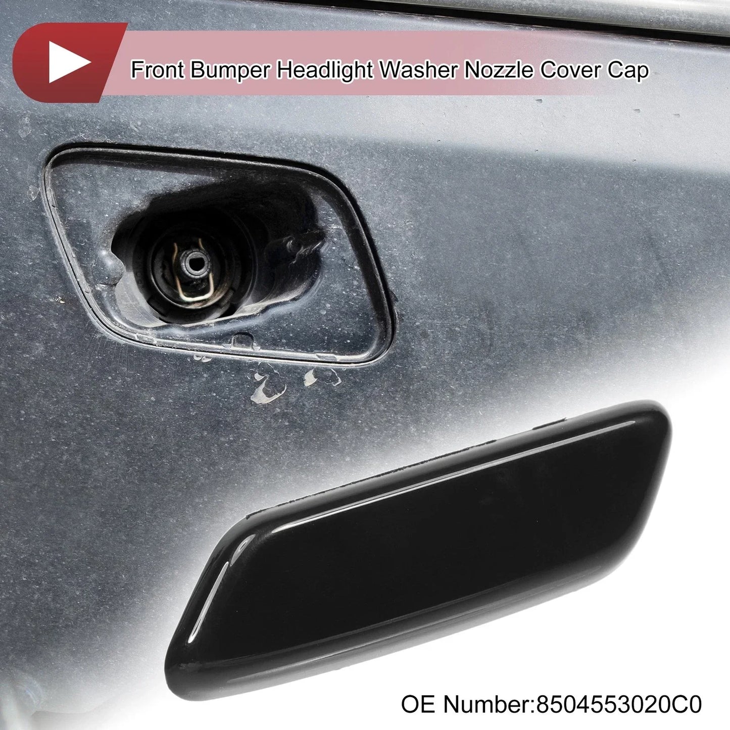 Front Left Washer Nozzle Cover for Lexus IS250 (2009-2010) - Black 1 x Cap