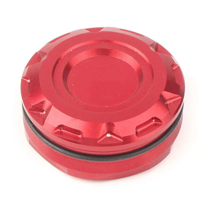 37MM CNC Rear Brake Fluid Reservoir Guard for Kawasaki Yamaha Suzuki Honda Red