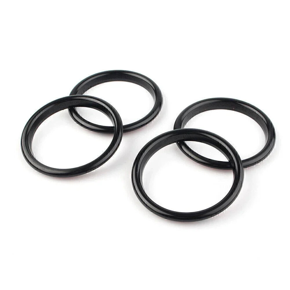 Black Air Conditioning Control Knob Ring Cover Trim for Audi A3/S3 Q2L (2012-2019)
