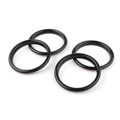 Black Air Conditioning Control Knob Ring Cover Trim for Audi A3/S3 Q2L (2012-2019)