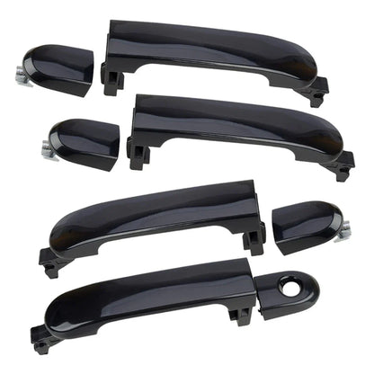 Outer Door Handles Set 4 x for Nissan Versa (2007-2012) Front & Rear Left Right