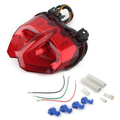 Red LED Integrated Blinker Taillight Turn Signal Light for YAMAHA MT-09 (21-22)