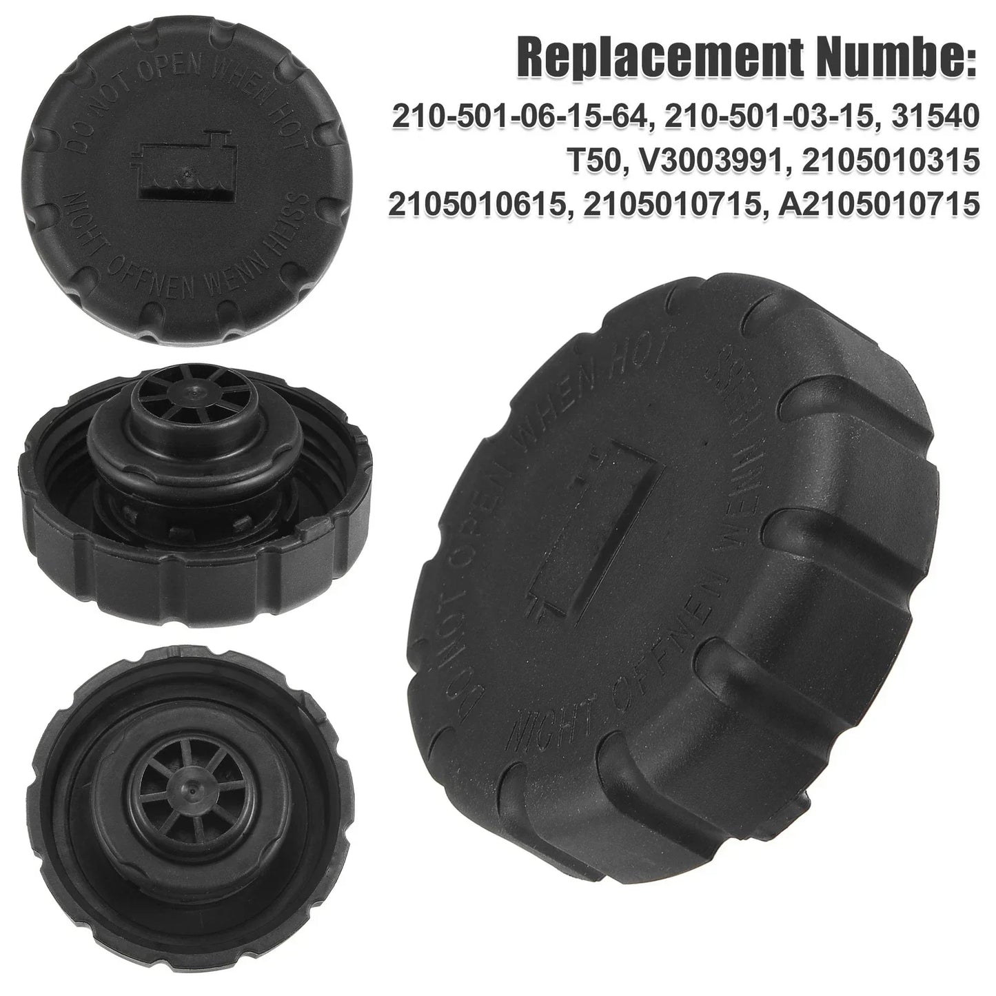 Engine Coolant Reservoir Cap for Mercedes-Benz W140 W203 (1992-2006)