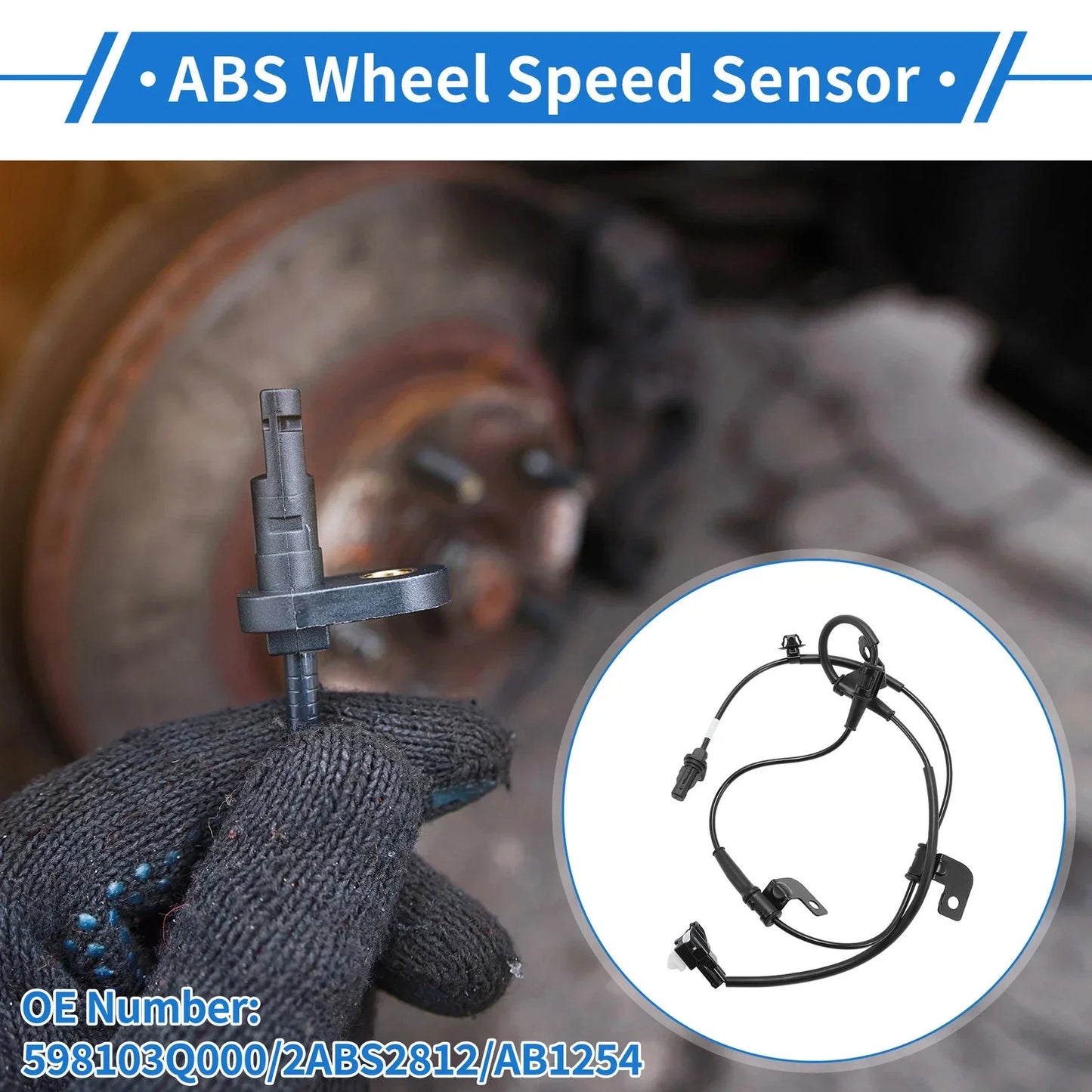 ABS Wheel Speed Sensor for Hyundai Sonata (2011-2014)