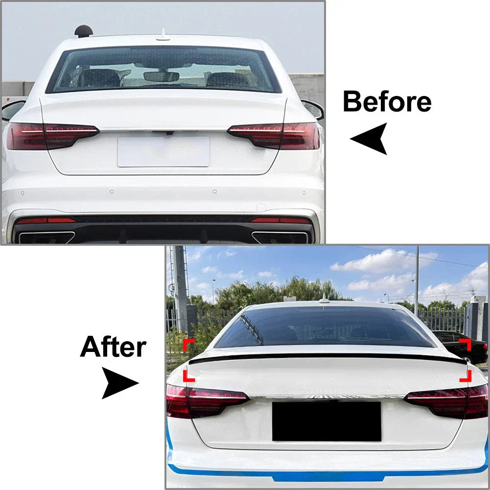 Rear Trunk Lip Spoiler for Audi A4 S4 (2017-2024)