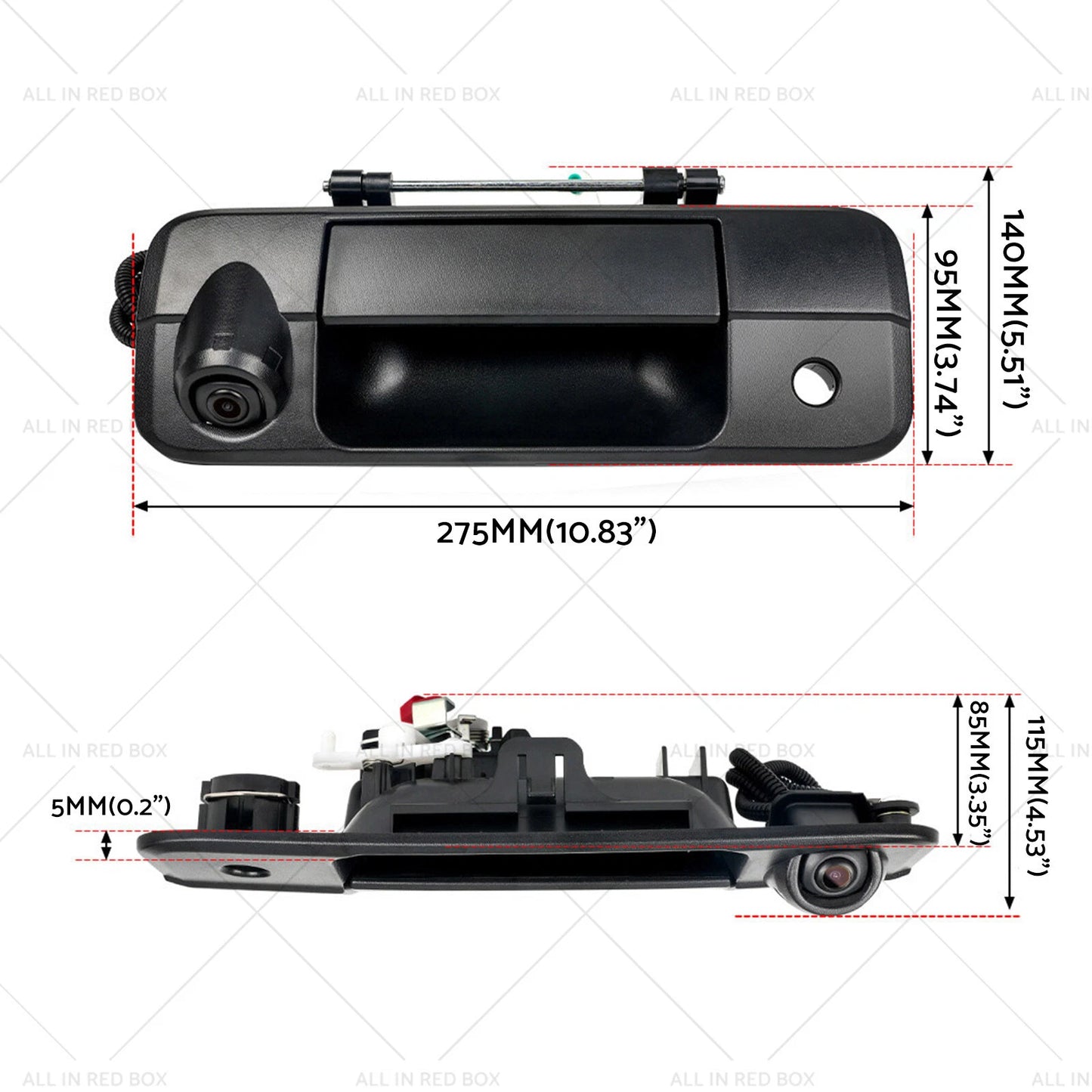 Tailgate Handle & Rear View Backup Camera for Toyota Tundra (2007-2014)