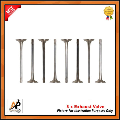Exhaust Valve Set of 8 for Citroën Jumper II 2.2 HDi Diesel (2006–2019)