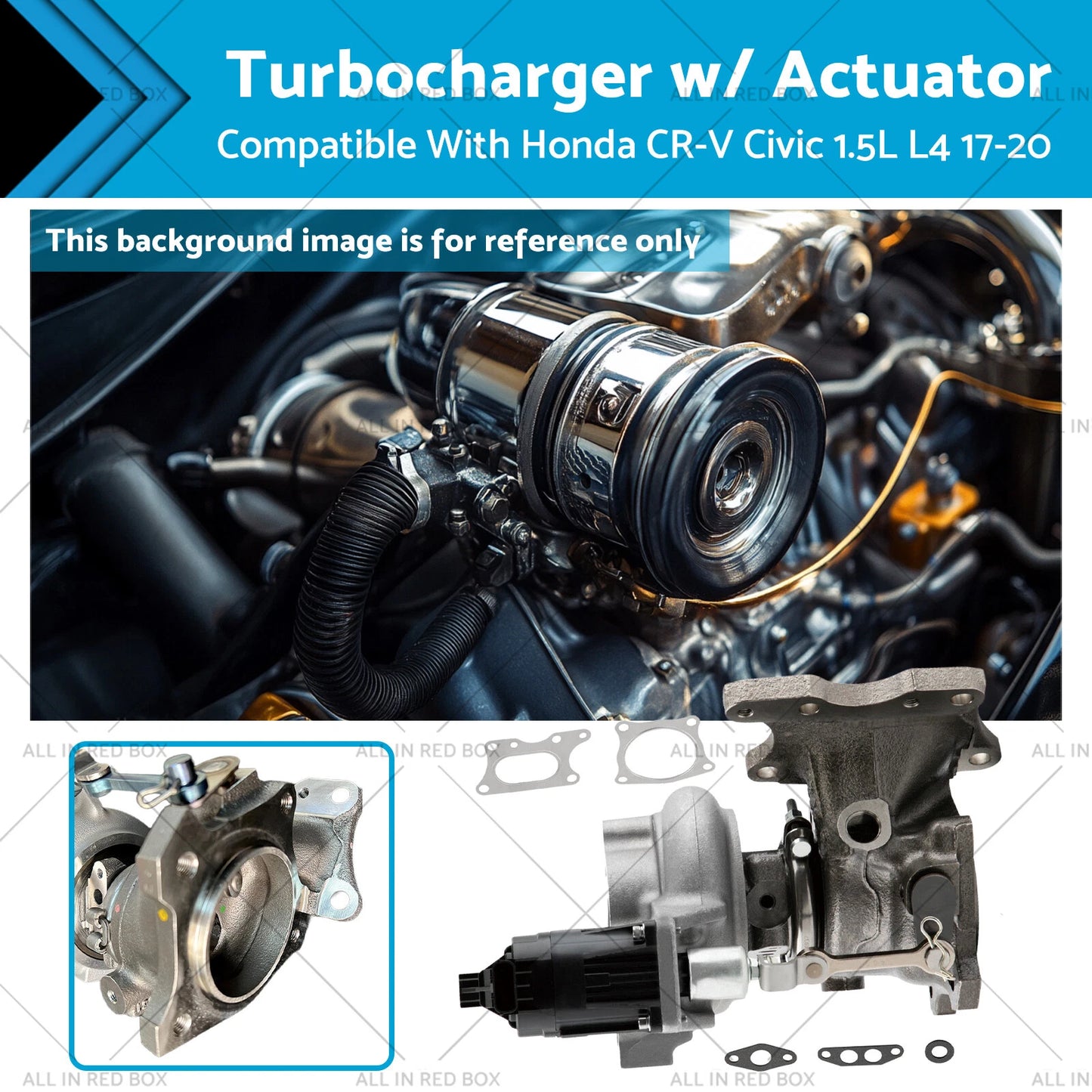 Turbocharger w/ Actuator for Honda CR-V Civic 1.5L L4 (2017-2020)