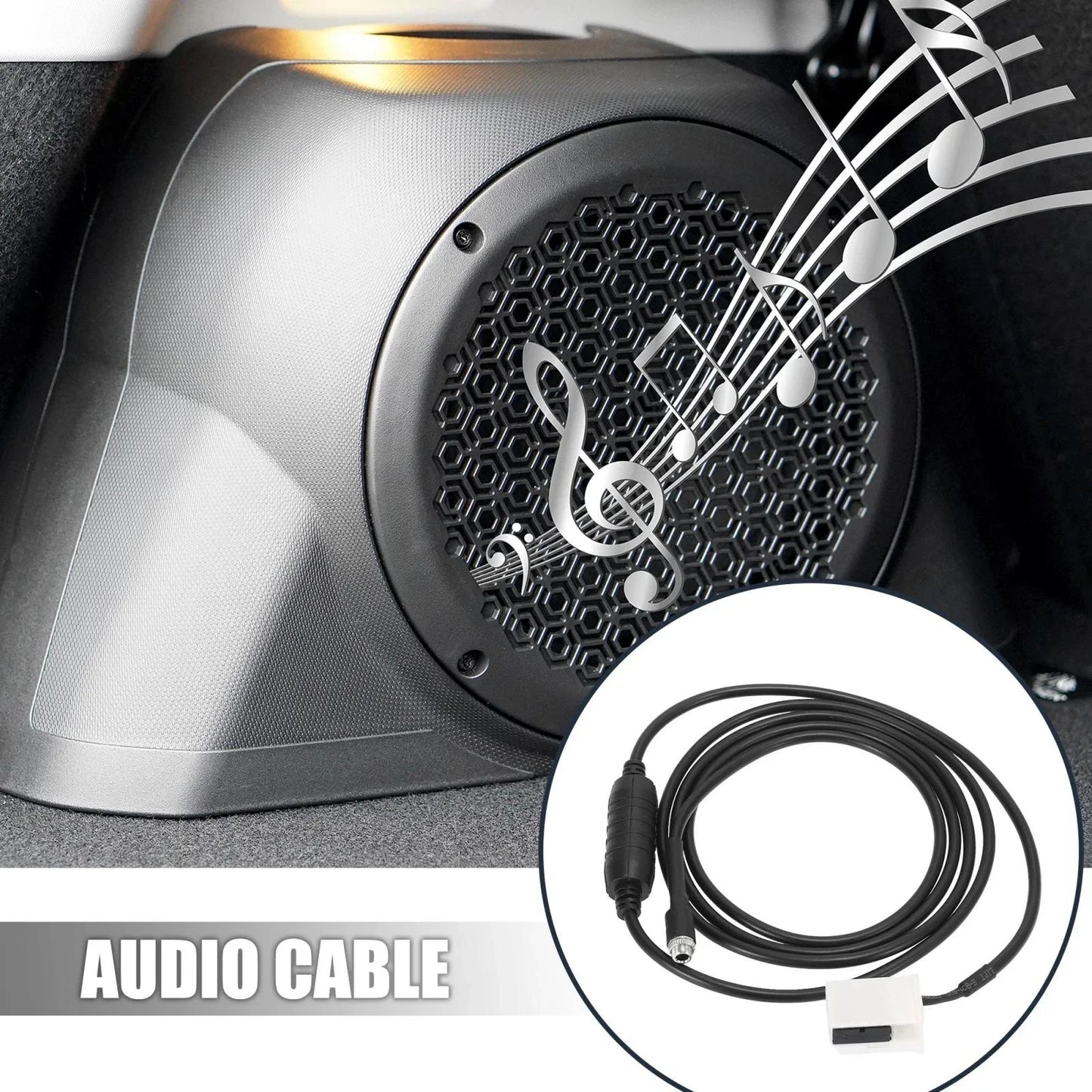 3.5mm AUX Audio Input Adapter Cable for BMW 750Li (2006-2008)