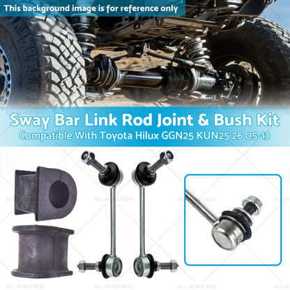 Sway Bar Link Rod Joint & Bush Kit for Toyota Hilux GGN25 KUN25 (2005-2013)