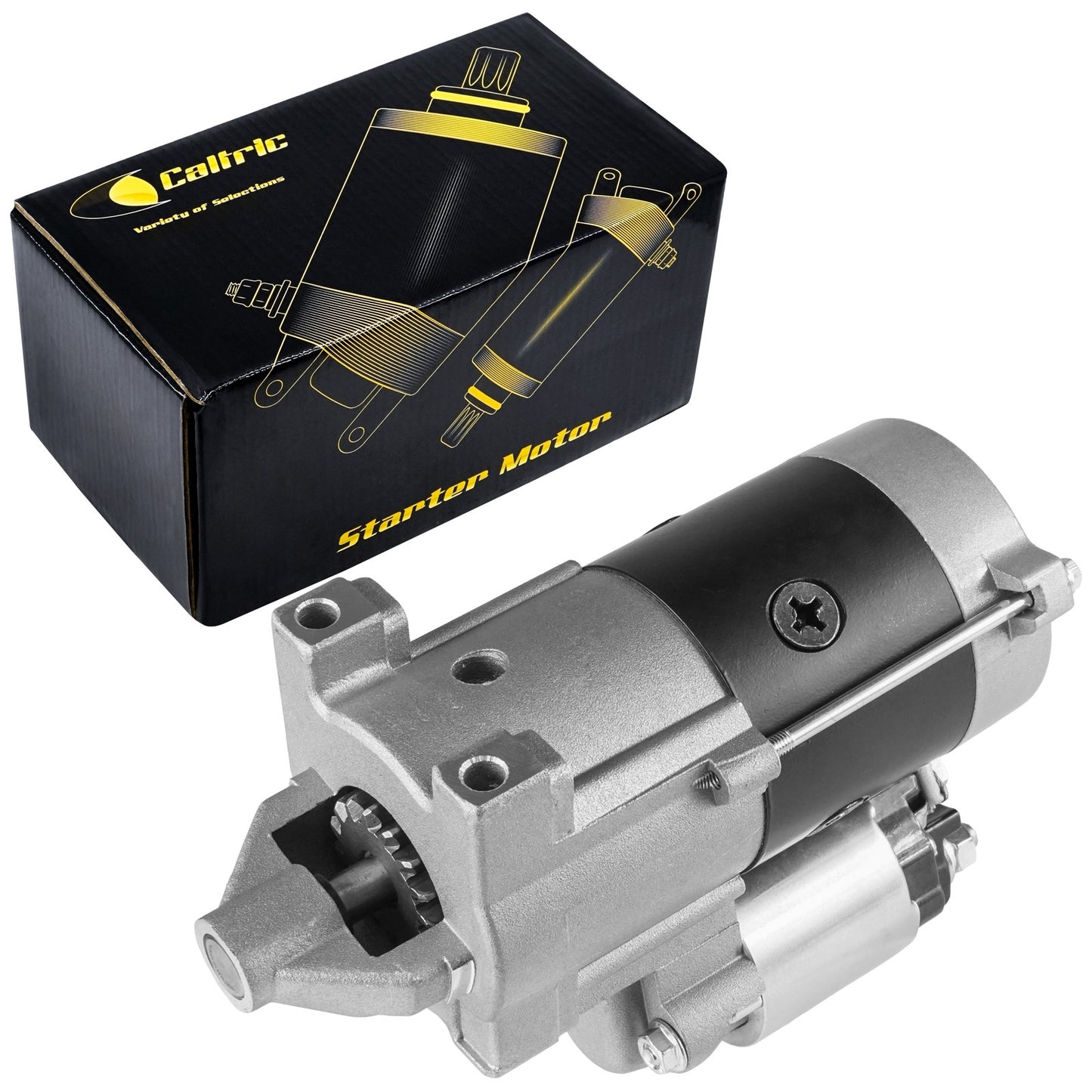 Caltric Starter Replacement for Briggs & Stratton 12V 15 Tooth (CW)