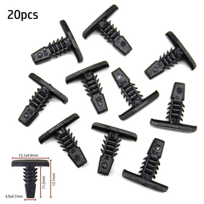 Door Weatherstrip Retainer Clip 20x Nylon for Vehicle