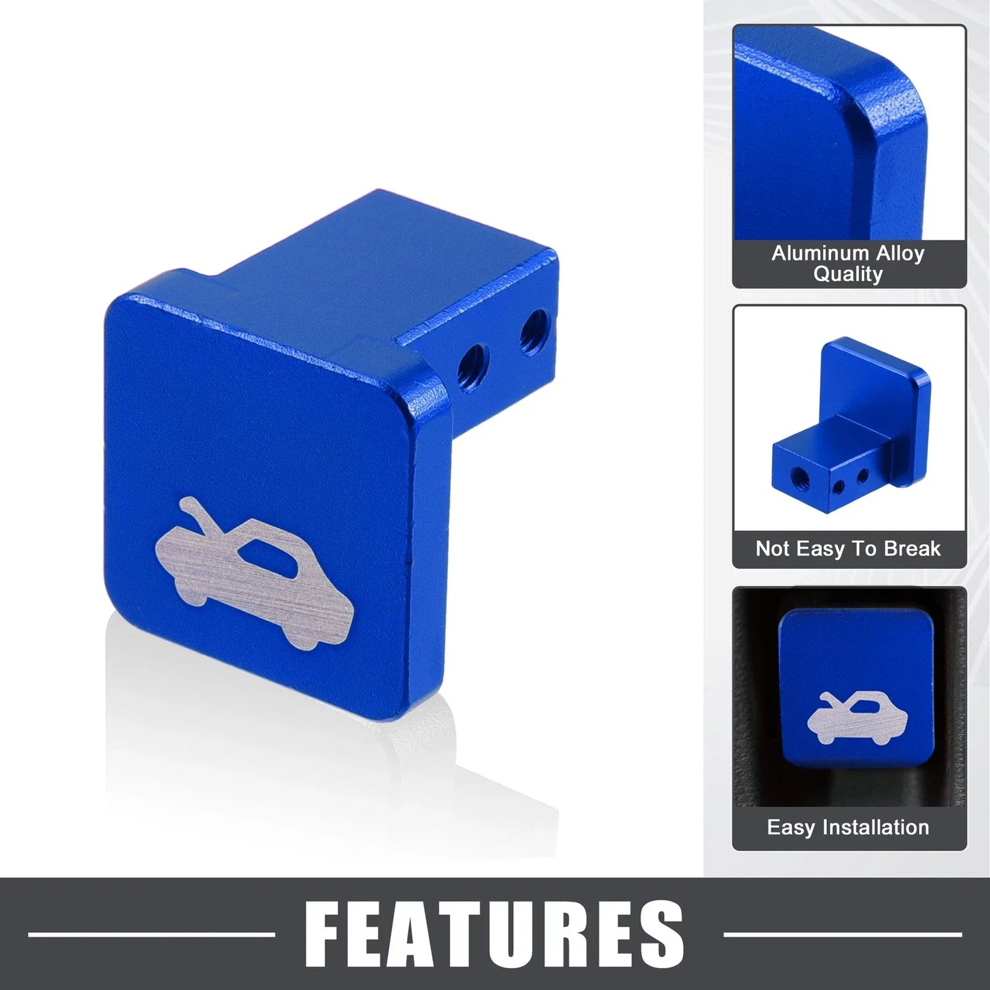 Car Hood Release Latch Handle Repair Kit for Honda CRV (1997-2006) Blue