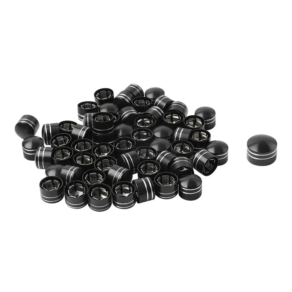 60X Engine Screw Cap Bolt Covers for Harley Touring Road Street Glide Softail