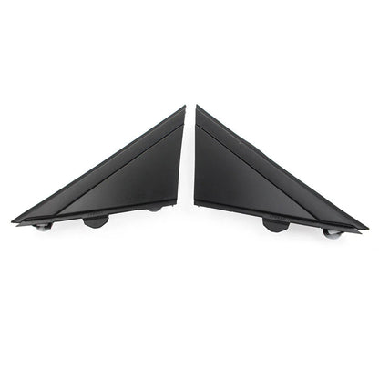 Matte Black Door Mirror Flag Covers for Fiat 500 (2012-2019)