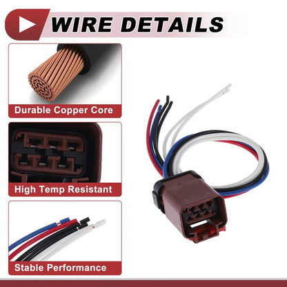 Tail Light Socket Wiring for Dodge Ram 2500 (2003-2006) 2 x Bulb Pigtails