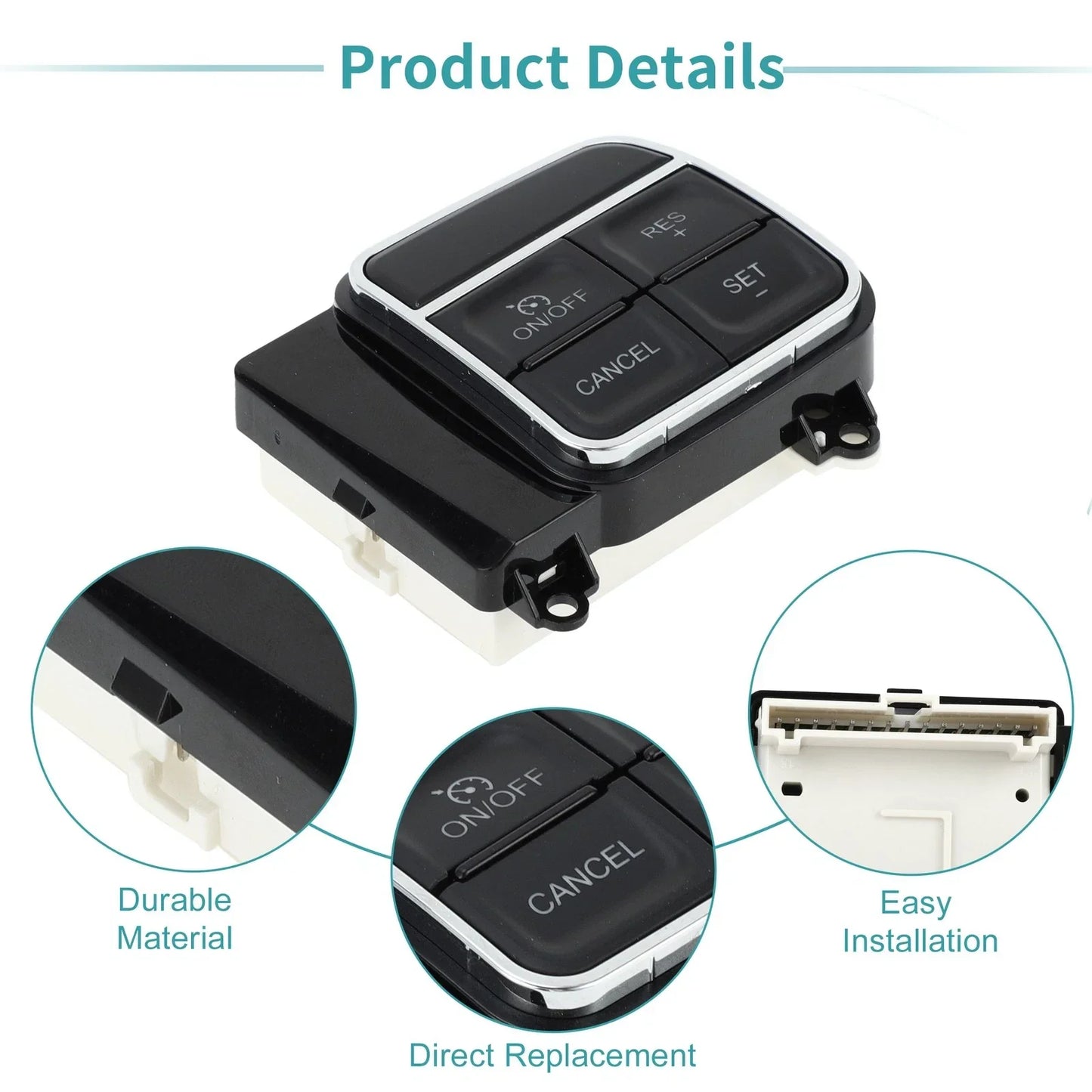 Steering Wheel Cruise Control Switch for Dodge Charger Durango (2006-2019)