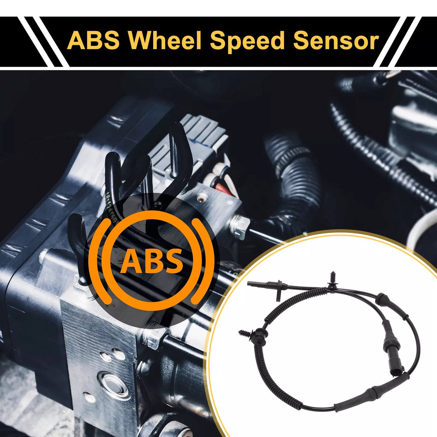 ABS Wheel Speed Sensor Set for Dodge - 1 x Rear Left (2008-2010)