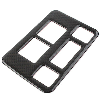 Carbon Fiber Headlight Button Frame Cover Trim for Subaru Forester (2013-2018)