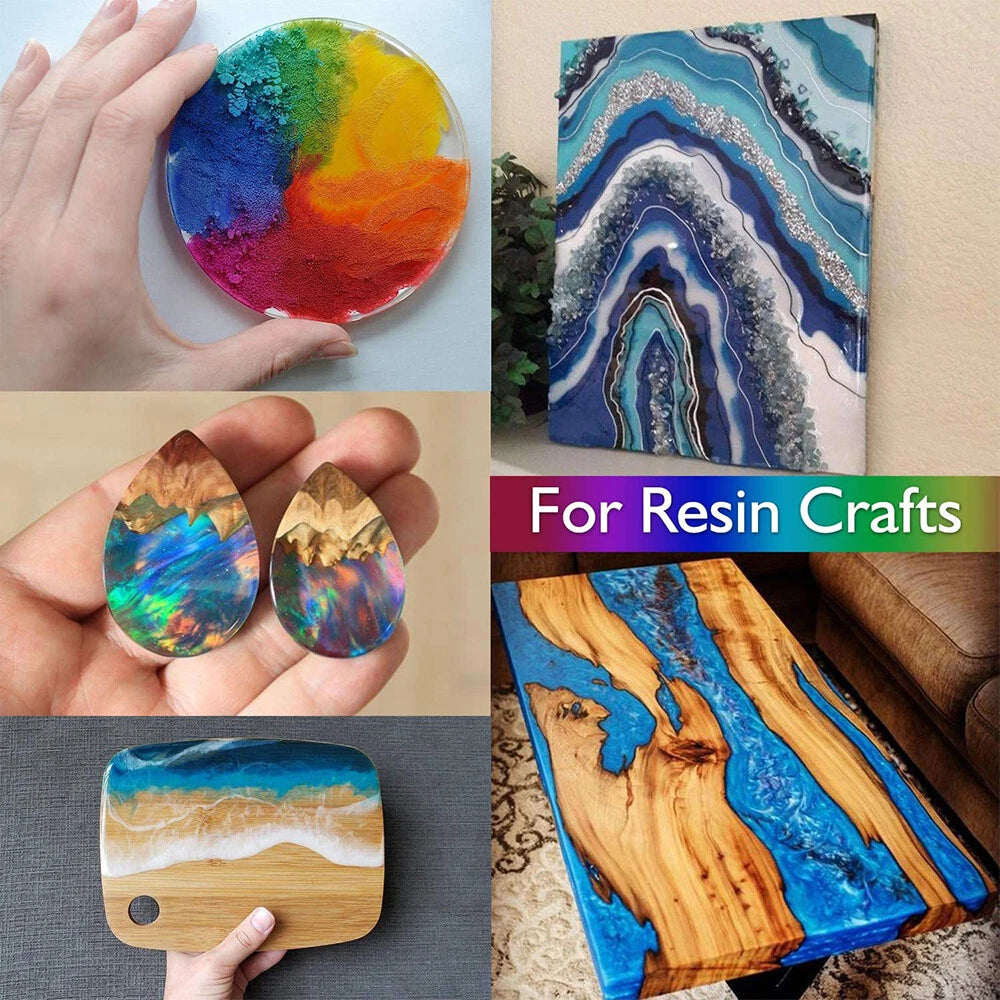 Epoxy Resin Pigment Glitter Ink Pearl Powder for Art & DIY Coating