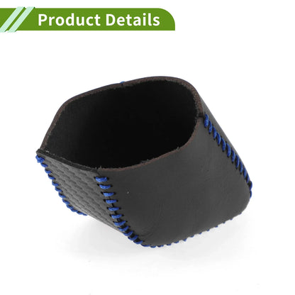 Car Gear Shift Knob Cover for Lexus RX350 2023-2024 Black Microfiber Leather