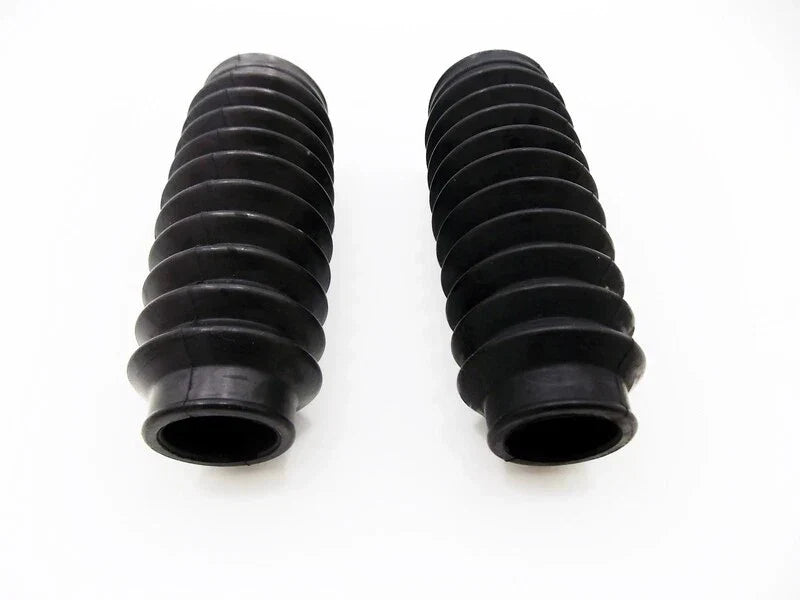Front Fork Gaiters Rubber Boots Set for Honda ST70 Dax (1969-1995)