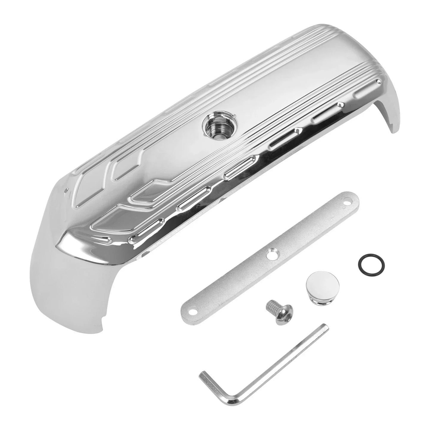 Chrome Air Cleaner Filter Cover Trim for Harley Touring Street Glide (2017-2024)