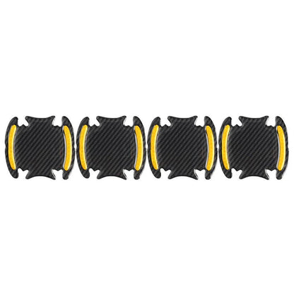 Carbon Fiber Gold Door Handle Reflective Sticker Scratch Cover Protection