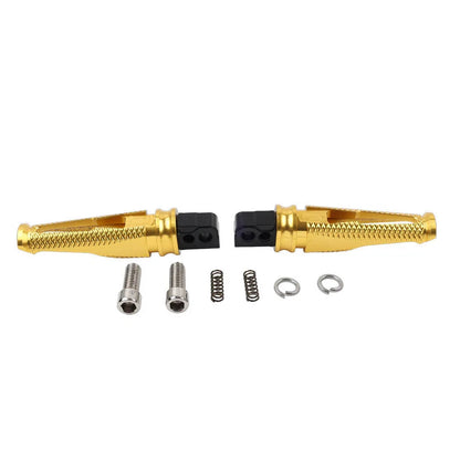 Gold Rear Foot Pegs  Passenger Footrests for Suzuki GSXR600/750/1000