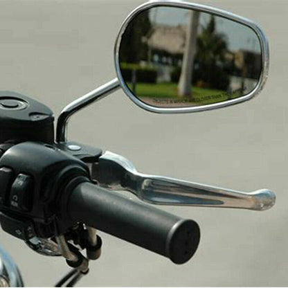 Chrome Motorcycle Rear View Mirrors for Harley Davidson Softail (2000-2017)