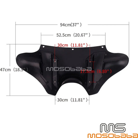 Batwing Fairing for Yamaha, Honda, Harley Dyna, Road King, Choppers, Cruisers