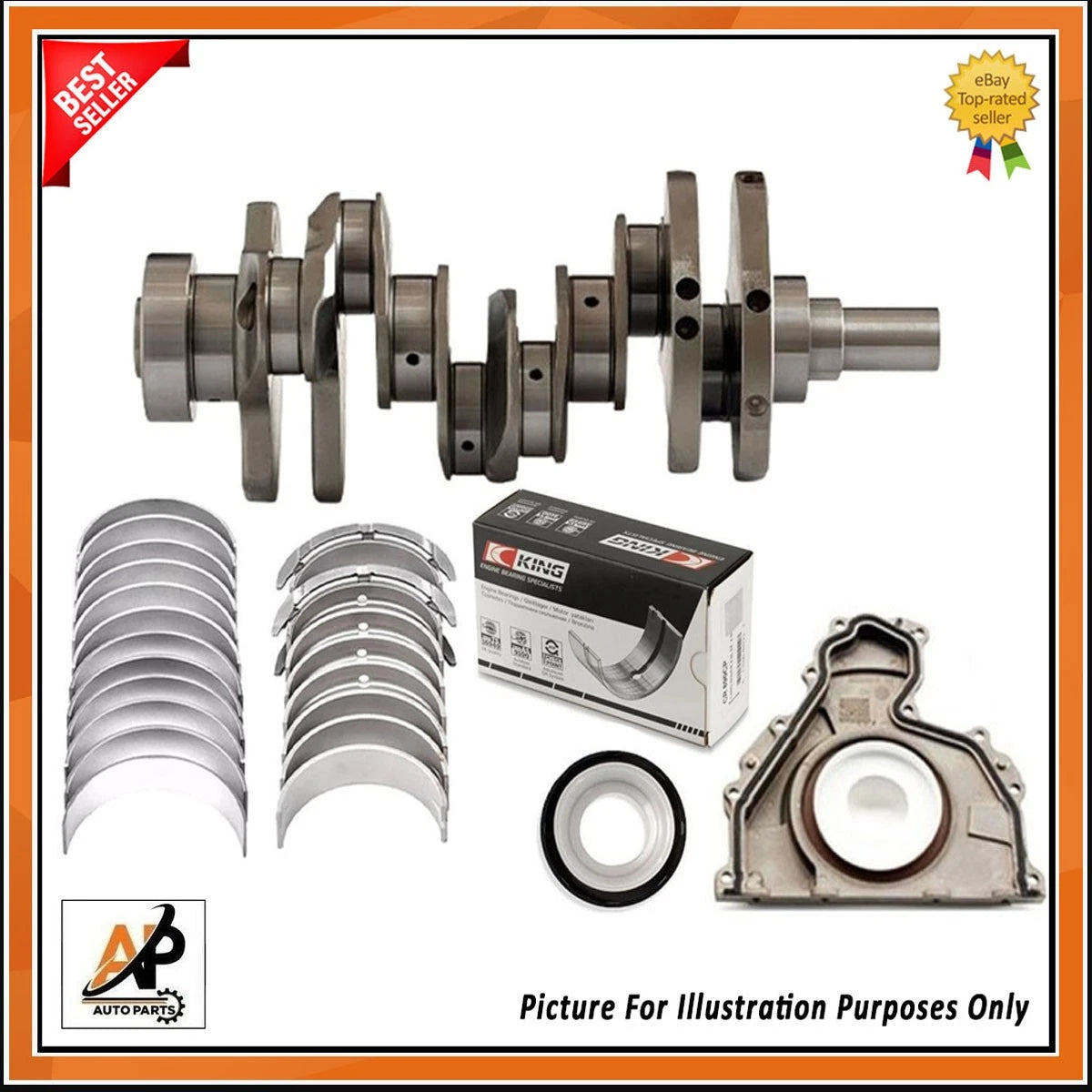 Crankshaft Main and Conrod Bearing Rebuild Kit for Range Rover (2004–2012)