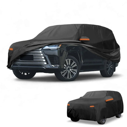Waterproof All Weather Car Cover for Lexus LX (2016-2023) - Black 190T-PU
