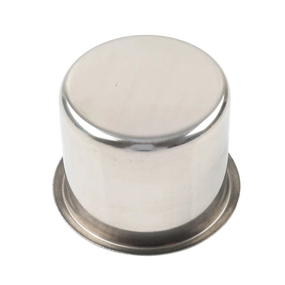 Stainless Steel Drop-in Cup Holder for Poker Table Yacht Boat RV Car Truck