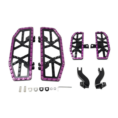 Front Floorboard & Rear Foot Pegs with Mounts for Harley Touring (1993-2023)